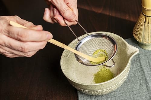 HarmonizeYourSenses Complete Matcha Kit, Matcha Set Tea Ceremony Kit, Tea Set of 7 Pieces, Ceramic Bowl and Premium Quality Bamboo Whisk, Ideal for Gift. Wellness and Harmony.