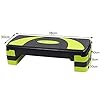 ACTIVE FOREVER Steppers for Exercise 3 Levels, Aerobic Step Board, Adjustable Height 10cm/15cm/20cm, Steps Equipment for…
