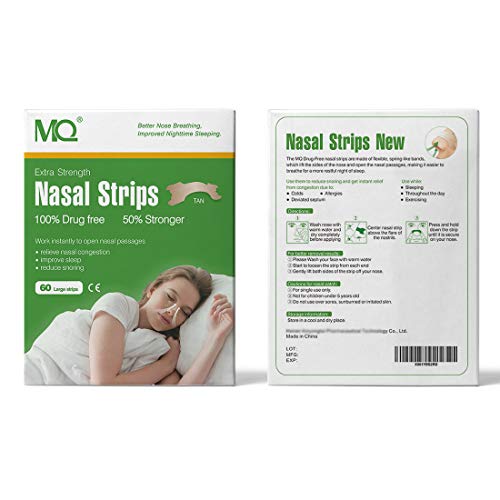 MQ 120 ct Better Breathe Nasal Strips to Reduce Snoring, DrugFree