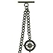 Albert Chain Pocket Watch Chains for Men Antique Brass Plating with Compass Design Medal Fob T Bar AC09