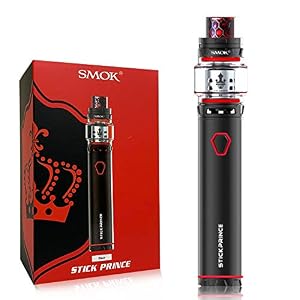 Smok Stick Prince Kit mit TFV12 Prinze 8ml Verdampfer Tank 3000mAh Elektronische Zigarette Starter Set,Ohne Nikotin (Schwarz)