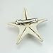 Dxhycc Stylish Real Starfish Special Sea Lover Hairpin Star Hair Clip Gift 1 pc Beige