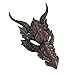 Veronese Design Dragon Head Wall Mask Medieval Decor Bronze Finish