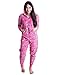 Caramel Cantina Womens One Piece Hooded PJS (Small, Christmas)