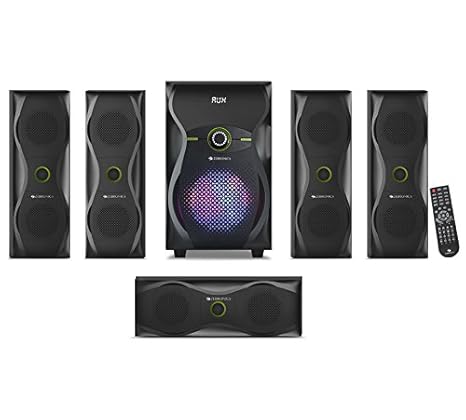 zebronics bt6590rucf 5.1 channel multimedia speaker with bluetooth & remote