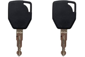 2 Pcs Ignition Key 81404 for Terex Backhoe 760 820 860 880 970 980