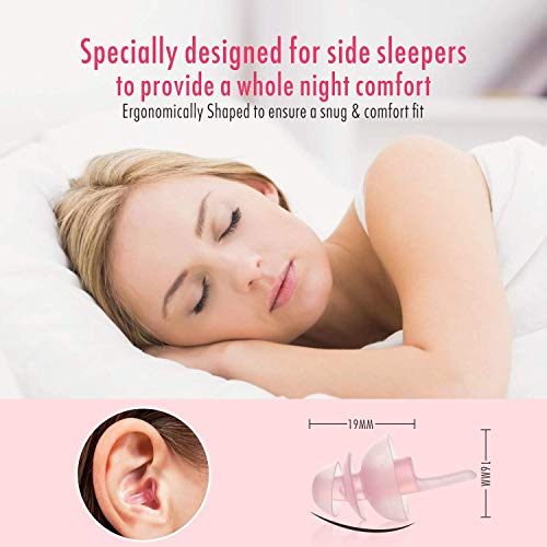 Sleeping Ear Plugs, Hearprotek 2 Pairs Ear Plugs (32db & 30db) Ultra