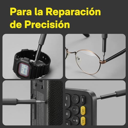 Kit Destornilladores Precisión 28 en 1, Mini Destornillador Manual