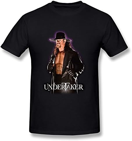 FUNSHIN Men's WWE The Undertaker 2015 Boxing Heavyweight T-shirt Black XXL
