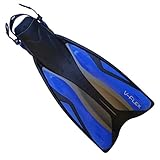 Oceanic V-Flex Snorkeling Fins, Blue, Medium/X-Large