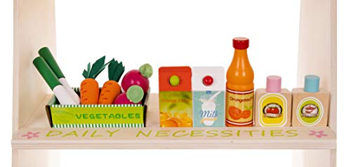 ISO TRADE Kaufladen aus Holz mit Zubehör Kaufmannsladen für Kinder 11247 – Bild 5