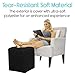 Xtra-Comfort Inflatable Ottoman - Foot Rest Cushion Support Pillow for Office Desk, Airplane Travel, Car, Camping, Kids, Adult - Ergonomic Height Adjustable, Sleep Seat - Leg Elevation with Hand Pump
