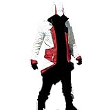 Angelaicos Unisex Color Block Match Windbreaker Coats Jackets Outwear Adult Kids (Kids L, White Red)