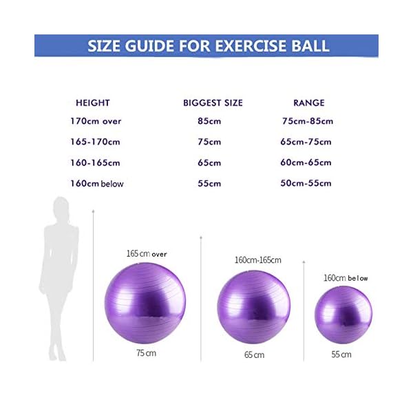 GYMBOPRO-Exercise-Ball-25cm55cm65cm75cm-with-PumpAnti-Burst-Anti-Slip-Gym-BallYoga-Ball-Balance-Ball-for-Fitness-Pilates-Yoga-Gym GYMBOPRO Exercise Ball 25cm/55cm/65cm/75cm with Pump,Anti-Burst & Anti-Slip Gym Ball,Yoga Ball Balance Ball for Fitness…