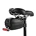 MOREZONE Bicycle Saddle Bag Strap-On Seat Bags MTB Bike Cycling Seat Pack Rainproof (Black)