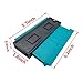 Contour Gauge Duplicator, Woodworking Shape Tracing Template Measuring Tool, Circular Frame Profile Gauge Ruled - Profile Jig Guide-5Inch (Blue)
