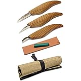 BeaverCraft S15 Whittling Wood Carving Kit - Wood Carving Tools Set - Chip Carving Knife Kit - Whittling Knife Set Whittling Tools Wood Carving Wood for Beginners (Chip Carving Knife Kit)
