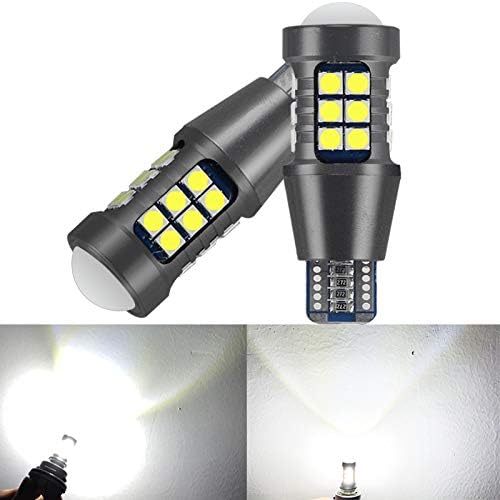Nakobo 912 921 LED Backup Light Bulbs Latest Generation Chips 3030 27-SMD Extremely Bright Error Free T15 906 W16W for Back Up Lights Reverse Lights, White(Pack of 2)