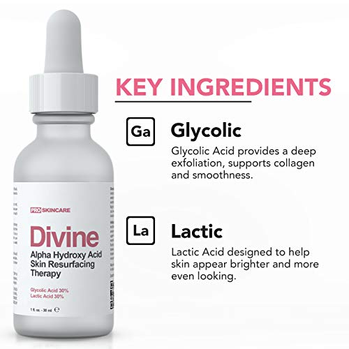 Glycolic Acid and Lactic Acid Professional Chemical Peel for Acne Scars