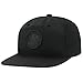 adidas Originals Men's Trefoil Chain Flatbrim Snapback Cap, Black-Black, One Size