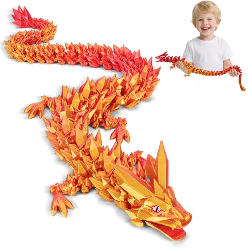 Mystical Red-gold Dragon