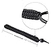 Braided 550 Paracord Adjustable Camera Hand Strap/Bracelet, Quick Release for DSLR, Mirrorless, Video Camcorder, Binoculars (Black)