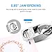 GOOACC Badge Hole Slot Punch for ID Cards Hand Held, One Slot Puncher, 15mm x 3mm Hole, No Burrs Holes, Metal Hole Punch for ID Cards, Badge Holes, 1 MM PVC Cards