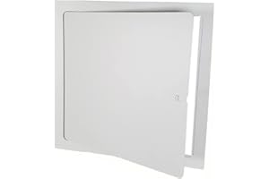 PREMIER ACCESS DOORS Premier Access Door 12 x 12 Flush Mount Steel Access Panel for Drywall, Powder Coated White
