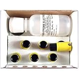 YSI605306 Cap Membrane Kit, 1.25 mil, 6 PE Membranes, Includes Electrolyte, Yellow Cap