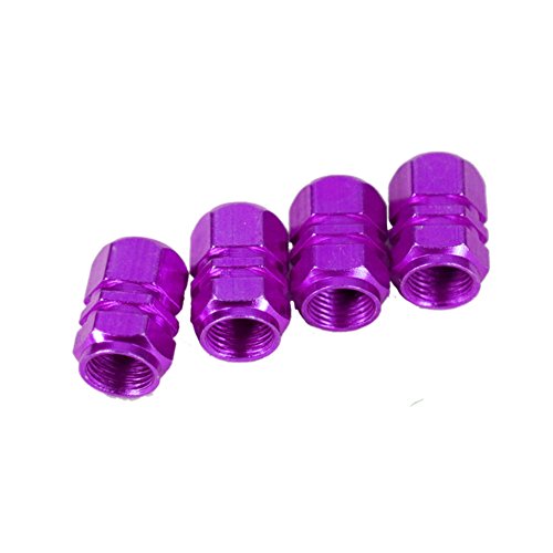 Ocamo Valve Cap for Automobile Tyre Aluminium Alloy Stem Air Valve Caps Car Automobile Wheel Tires Leak-Proof Airtight Covers 4pcs/ Set Sky Blue - Thumbnail 5