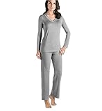 HANRO Women's Champagne Long Sleeve Pajama Set