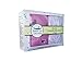 Baby Muslin Swaddle Blankets for Girls 100% Cotton Burp Swaddler Receiving Blankets (2 Pack)