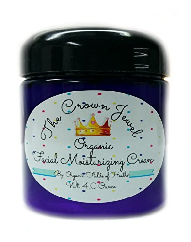 Organic Crown Jewel Facial Moisturizer: The Daily Anti-Aging Face Cream that Heals Damaged Skin with Aloe Vera, Coconut, & Vitamins C & E For EVERY Skin Type - Hypoallergenic & Chemical Free
