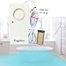 Topvico Water Leakage Alarm Detector Sensor 120dB Flood Alert Leak Detection Work Alone Home Security Low Battery Alert (3 Pack)