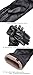 Mens Luxury Touchscreen Italian Nappa Genuine Leather Winter Warm Gloves for Texting Driving Cashmere Lining Blend Cuff (L-8.9'', Black)