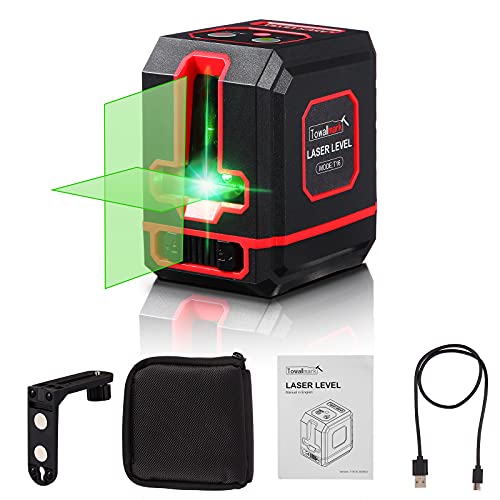 Laser Level Self Leveling 100Ft, Green Cross Line