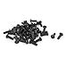 M4 x 12mm Alloy Steel Hex Bolt Socket Head Cap Screws Black 50 Pcs