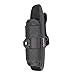 Flashlight Holster for Tactical Torch, UltraFire Duty Belt Flashlight Holder Nylon Pouch Case with 360 Degrees Rotatable Clip Long Type