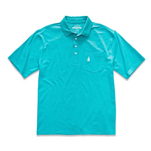 johnnie-O Men's Barnum Polo in BLUEWAVE, Size L