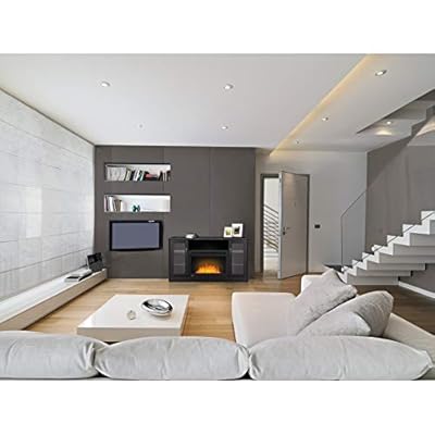 Napoleon Crawford Electric Fireplace TV Stand in Black with Remote Control