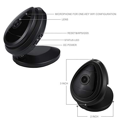 Wireless IP Home Surveillance Security Camera System with Motion Email Alert/Motion Detection for Indoor Security, Nursery, Pet Monitor, Remote Control