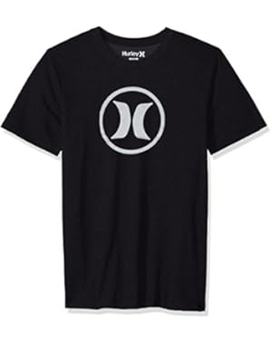Men's Dri-Fit Short Sleeve Circle Icon Logo Tee Shirt