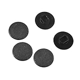 Blulu Analog Joystick Stick Cap Button Cover for Sony PSP 1000, Black, 5 Pack