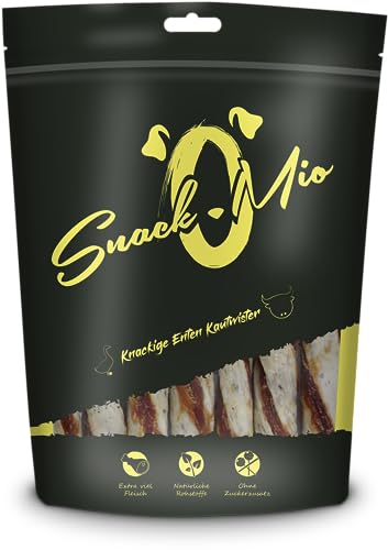 SNACKOMIO - Premium friandise à mâcher pour Chiens - Canard à mâcher croquant, 200g, 1 Paquet (1 x 0,2kg)
