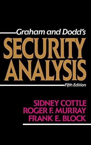 Security Analysis(sixth Edition): 本杰明·格雷厄姆 戴维·多德 徐彬