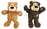 KONG Wild Knots Bears Durable Dog Toys Med/Large Size:Pack of 2