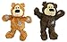 KONG Wild Knots Bears Durable Dog Toys Med/Large Size:Pack of 2