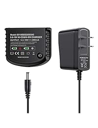Powerextra 90556254-01 - Cargador de batería para Black&Decker 9.6V-18V NiCad y NiMh HPB18 HPB18-OPE FSB18 HPB14 FSB14 HPB12 FS12B (12 V, 14,4 V, 18 V)