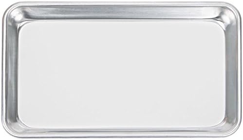 Happypinto Aluminum Mini Sheet Pans/Bun Pans, 1/8 Eighth size, 6x10 (3)