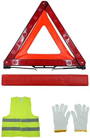 Zeronowa 三角停止板 三角表示板 非常時 コンパクト収納 激安超特価 自動車用 3点セット